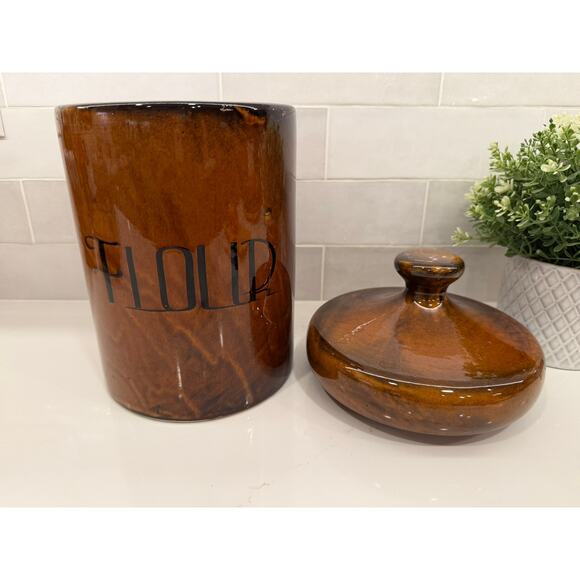 MCM Holiday Designs Flour Canister Mushroom Top - Picture 3 of 8